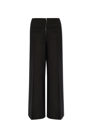 パンツ Michael Kors FW25 WIDE LEG PANTS (MT530VRAYJ 001BLACK) Drapey Satin Wide Leg Pants | Michael Kors [US]